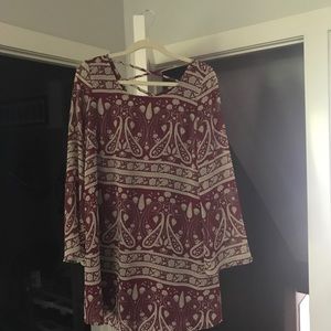 Charming Charlie long sleeve dress